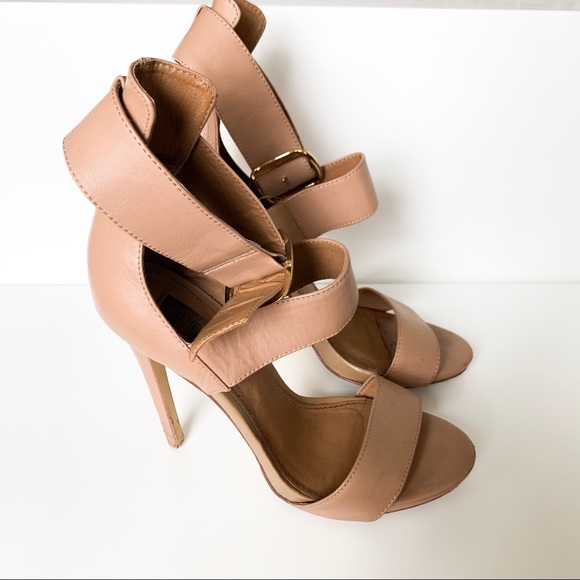 steve madden 3 strap heels